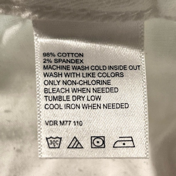 Nautica Marina Fit Capri Pants White Cotton Womens Plus 16 - Picture 5 of 7